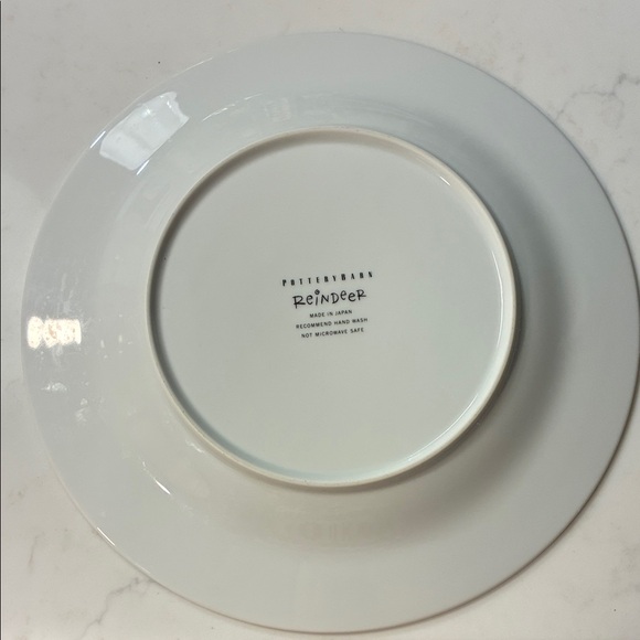Pottery barn Donner from Reindeer holiday collection Ceramic dinner Plate - Picture 5 of 6